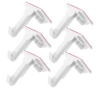 Serratura per Cassetti e Armadi, Sicurezza Ragazzo Ragazza, 6 Pezzi Bianco | Design Invisibile, Installazione senza Foratura, in Abs, per Cassetti e Armadi, Protezione Domestica