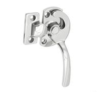 Serratura per finestra in acciaio inossidabile 304 lucido, 37 mm per mancini per scorrimento verticale e orizzontale per finestre, resistente chiusura di sicurezza con viti (FHS11-170 destra)