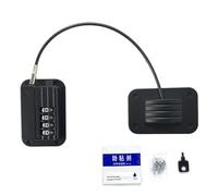 Serratura per frigorifero per bambini, serrature di sicurezza per congelatori per bambini con combinazione, adesivo resistente e accessori di sicurezza per cassetti da scrivania, mobili, porte