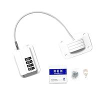 Serratura per frigorifero, serrature di sicurezza per congelatore per bambini con combinazione, accessori di sicurezza adesivi con codice per finestre, mobili, porte scorrevoli, armadi, cassetti