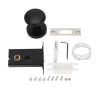 Serratura per maniglie per porte ad incasso, serratura per porte nascoste in acciaio inossidabile con maniglia, rivestimento antiossidante, design a impatto, facile da installare