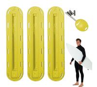 Serratura per pinne da surf, ricambio professionale e leggero, slot per timone, ricambio per tavola da paddle in PVC, set di spine professionali a S per tavola da surf, attrezzatura da surf, da donna