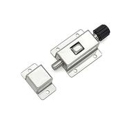 Serratura per porta, 1 chiavistello scorrevole in acciaio inossidabile ad alta resistenza per porte, finestre e recinzioni: protegge la tua casa con facilità(acciaio al carbonio inossidabile)