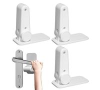 Serratura per porta a,3 pezzi di sicurezza per animali e giovani - Serratura per bambini per maniglia a | Sicurezza ingresso casa appartamento porta armadio garage