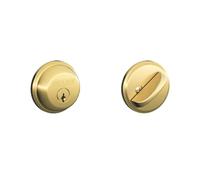 Serratura per porta a catenaccio a cilindro singolo SCHLAGE Lock CO B60N505 Bright Bra