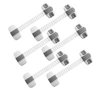 Serratura per porta a prova di, armadi di protezione per bambini | Serrature per mobili per bambini 6 pezzi per protezione bambino,Serrature per WC multiuso a prova di bambino per la cottura