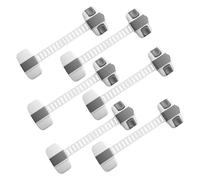 Serratura per porta a prova di bambino - 6 pezzi Serrature per armadietti Bæby regolabili per tetto per bambini | Attrezzatura di sicurezza, serrature multiuso a prova di bambino per mobili, cucina, f