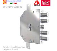 Serratura Per Porta blindata DOM CR CL Nuovo blocco antieffrazione App Planare