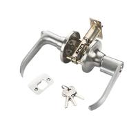 Serratura per porta della camera da - 17,5 cm di lunghezza, 430 g di peso, dispositivi di ingresso per passaggio antifurto, serratura di sicurezza antifurto, include tre chiavi componenti in