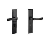Serratura per porta doppia, doppia porta in legno per ufficio, camera da letto interna Villa Doppia porta falsa, serratura per tutta la suite (BlackA671 33 Doppia porta 1)