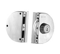 Serratura per porta in vetro per porta spessa 10-12 mm Nessuna perforazione