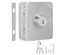 Serratura per porta in vetro, serratura per porta quadrata in vetro per ufficio a casa