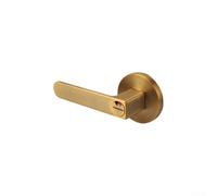 Serratura per porta interna con indicatore rosso verde per lo stato di occupazione, per installazioni del bagno (oro)