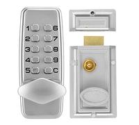 Serratura per porta meccanica digitale con password, sicurezza con serratura a codice durevole, armadietto con serratura a codice meccanico a 2-4 cifre, per porte interne ed esterne.