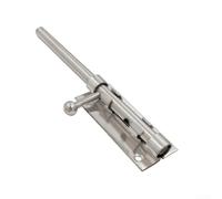 Serratura per porta scorrevole in acciaio inox per bagno e spogliatoio, efficace per una maggiore privacy e sicurezza (15,2 cm)