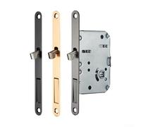 Serratura per porta scorrevole per porte a scomparsa, design invisibile con funzionamento fluido per un maggiore fascino estetico (oro rosa)