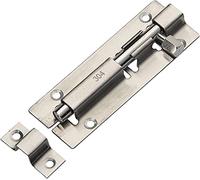 Serratura per porta scorrevole, serratura a chiavi Confezione da 4 chiavistelli a barilotto, serratura scorrevole in acciaio inossidabile ispessito for porta, serratura for porta migliorata(3 inches)