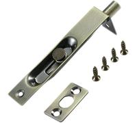 Serratura per porta scorrevole, serratura per porta francese, nascosta, in metallo, per porte francesi, porte composite, chiavistello (bronzo verde, 10,2 cm)