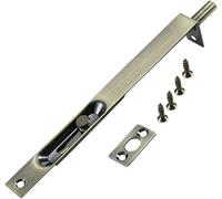 Serratura per porta scorrevole, serratura per porta francese, nascosta, in metallo, per porte francesi, porte composite, chiavistello (bronzo verde, 20,3 cm)