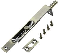 Serratura per porta scorrevole, serratura per porta francese, nascosta, in metallo, per porte francesi, porte composite, chiavistello (bronzo verde, 15,2 cm)