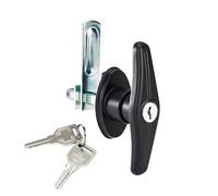 Serratura per porta Serratura Porta Camper Maniglia A T-Biella In Lega Hardware Del Telaio Meccanismo Di Bloccaggio Accessori Posteriore (svolta A Destra) Apricancello(Left turn)