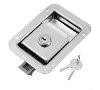 Serratura per sportello del telaio, in acciaio inox resistente, progettata per porte camper e cassette degli attrezzi