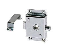 Serratura per WC ottone cromato 70x45 mm - 1 PZ Osculati - 38.131.50 - 3813150