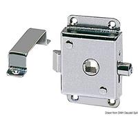 OSCULATI Serratura per WC Ottone Cromato 70x45 mm