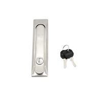 Serratura piatta a punto singolo e serratura in acciaio inox 304, serratura piatta lunga MS861 per scatola elettrica, 1 pezzo