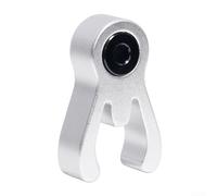 Serratura pieghevole in lega di alluminio per bicicletta, per 3sixty, telaio anteriore con vite esagonale M8, clip di fissaggio compatta (argento)