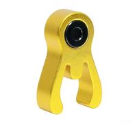Serratura pieghevole in lega di alluminio per bicicletta, per 3sixty, telaio anteriore con vite esagonale M8, clip di fissaggio compatta (dorata)