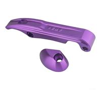 Serratura pieghevole per manubrio bici di precisione per modelli DAHON utilizza lega di alluminio e tecnologia CNC per stabilità e funzionamento (viola)