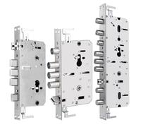 Serratura Porta 1 corpo serratura in acciaio inossidabile for porta di sicurezza, passo 6068, for sollevamento, blocco e amp;Spingere verso il basso, aprire(40X388)