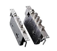 Serratura Porta 1 Pcs 6068, 304 In Acciaio Inox Serratura Della Porta di Sicurezza Corpo, Lingua Silenziosa, Meccanica E Accessori Del(24x240 body,With hook)