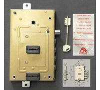 serratura porta blindata CR art 2756/28 3 chiavi 116mm + 1 di servizio