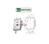 SERRATURA PORTA BLINDATA MOTTURA INTERASSE 25 CIPRIANI PORTE