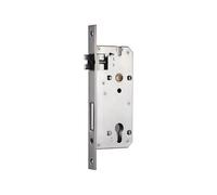 Serratura Porta Blindata Serratura a cilindro 8550 inclusa for porte interne in legno, serratura porta mortaio, colori misti opzionali(GREY_85MM)