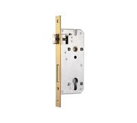 Serratura Porta Blindata Serratura a cilindro 8550 inclusa for porte interne in legno, serratura porta mortaio, colori misti opzionali(GOLD_85MM)