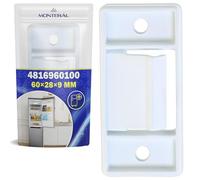 Serratura Porta Congelatore 60x28x9 mm con Codice Originale 4816960100 per Beko C00870436 per Whirlpool 817690221 per Smeg Frigorifero Combinato - Garanzia di 10 Anni - MONTERAL