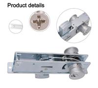 Serratura porta doppio gancio di sicurezza aperto per negozi e uffici con tre ch