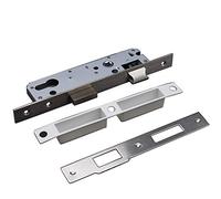 Serratura Porta Entrata 20/25/30/35mm Serratura Della Porta Da Infilare Telaio Del Corpo Scorrevole In Acciaio di Sicurezza D'ingresso Raccordi for La Camera Letto(30mm)