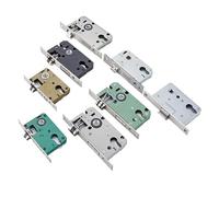 Serratura Porta Interna,Serratura da Infilare Corpo della serratura Nucleo Serratura porta camera da letto interna a catenaccio universale stanza in legno Domestica Muto Nessuna chiave(AI_50MM)