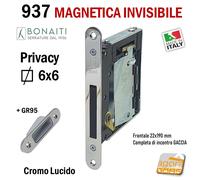 SERRATURA PORTA MAGNETICA BONAITI 937 938 NO-HA MINI F22X190 INVISIBILE PRIVACY