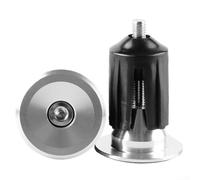 Serratura portatile per manubrio della bicicletta in lega di alluminio, set da 2 pezzi per 22 24 mm Compatibilità manubrio (oro)