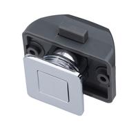 Serratura Pulsante Gancio di Chiusura Caravan Pomello Cromo Blocco Credenza Door