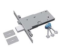 Serratura Securemme Per Portone In Ferro Triplice Con Maniglia 2008 E 90mm