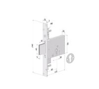 SERRATURA SECUREMME TRIPLICE A CILINDRO EUROPEO 3 MANDATE E.60 ART.2053