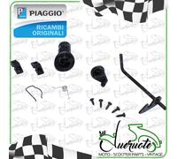 SERRATURA SELLA SELLONE KIT SERIE PER LIBERTY 50 125 150 200 ORIGINALE PIAGGIO