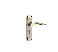 Serratura senza perforazione serratura for porta interna sostituzione camera da letto casa multifunzionale vecchia in legno maniglia della(B 160 lock lock tongue 87-35-50mm)