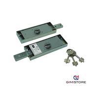 SERRATURA SERRANDA APPLICARE 1625 POTENT COPPIA DX+SX DIRITTA